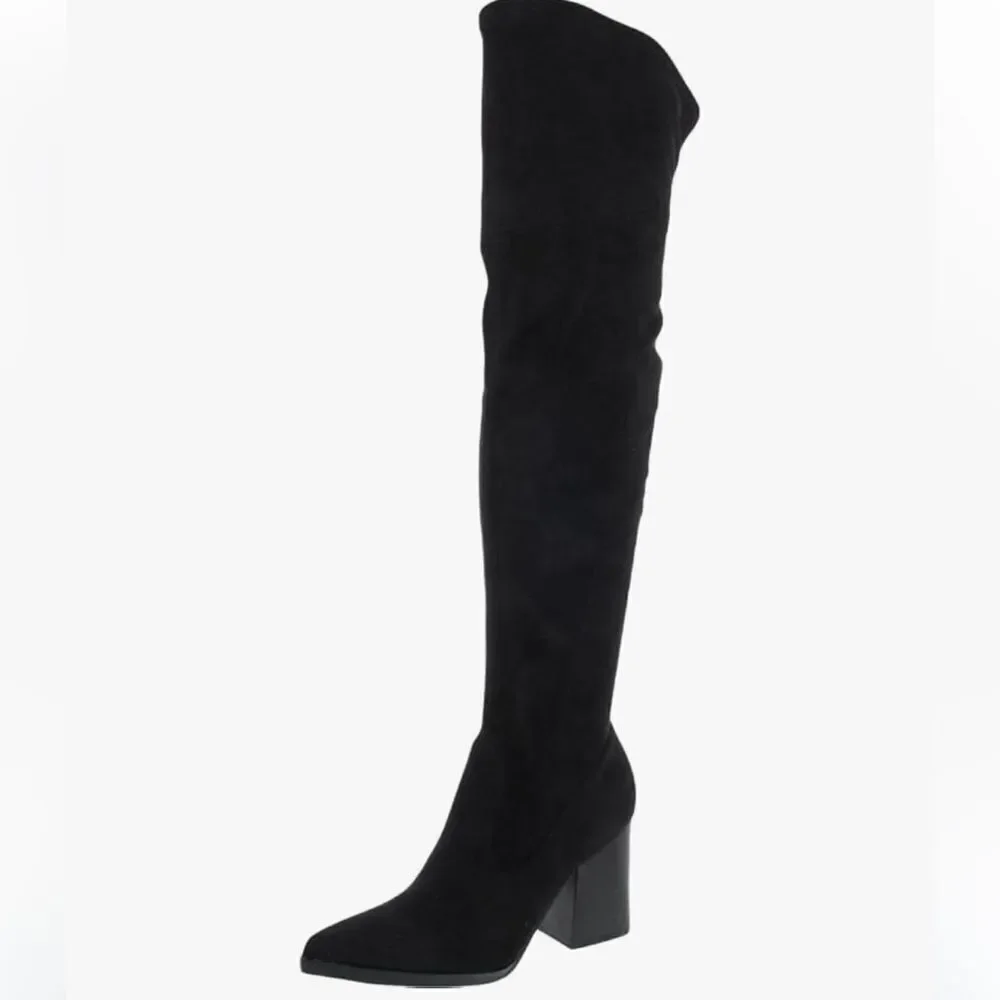 Marc Fisher LTD Womens Octavie Over-The-Knee Boots Black!